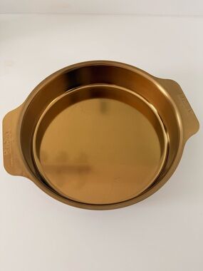Rare Gold All Clad 9” Baking Pan